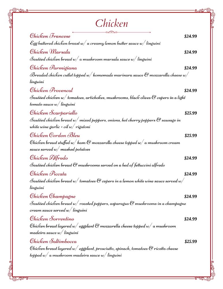 Alfredo’s Restaurant Menu image 2